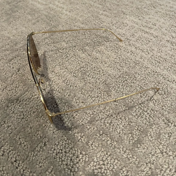 Illesteva rose gold reflective sunglasses